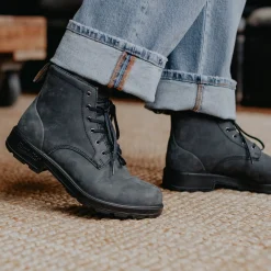Blundstone 1931 Buty Sznurowane Damskie Męskie Rustic Black Kolor Czar