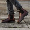Blundstone 2130 Sztyblety Damskie Męskie Auburn Kolor Bordowy