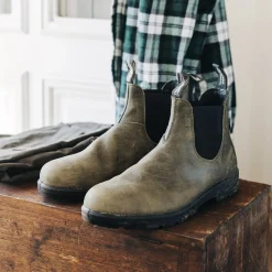 Blundstone 1469 Sztyblety Damskie Męskie Steel Grey Kolor Stalowy Szar