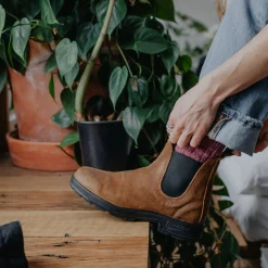 Blundstone 1911 Sztyblety Damskie Męskie Zamszowe Tobacco Kolor Brązow