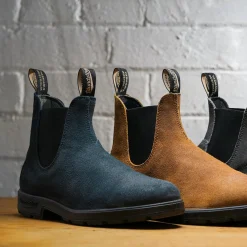Blundstone 1912 Sztyblety Damskie Męskie Zamszowe Navy Kolor Granatowy