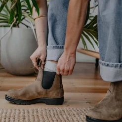 Blundstone 1941 Sztyblety Damskie Męskie Stone Nubuck Kolor Brązowy