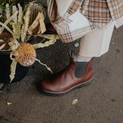 Blundstone 2130 Sztyblety Damskie Męskie Auburn Kolor Bordowy