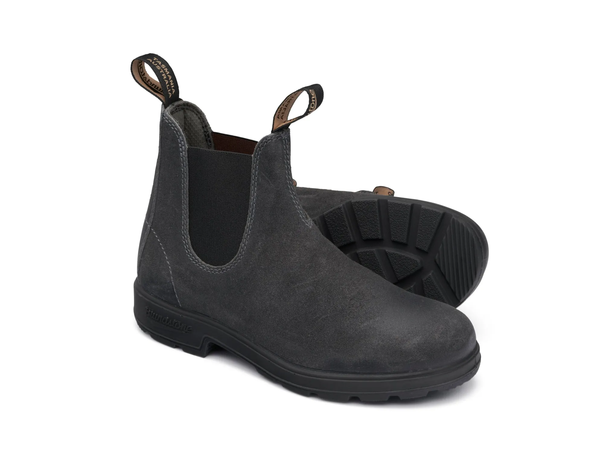 Blundstone 1910 Sztyblety Damskie Męskie Zamszowe Steel Grey Kolor Sta