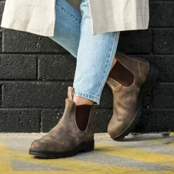 Blundstone 585 Sztyblety Damskie Męskie Rustic Brown Kolor Brązowy