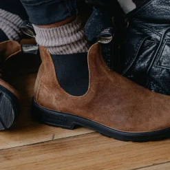 Blundstone 1911 Sztyblety Damskie Męskie Zamszowe Tobacco Kolor Brązow