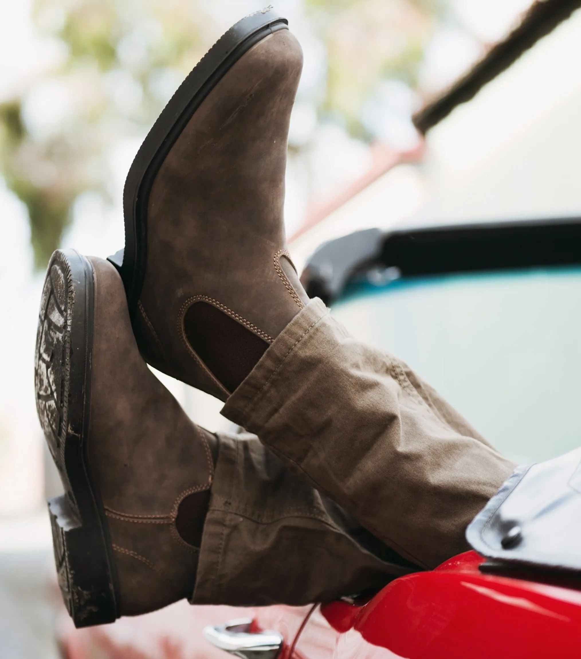 Blundstone 1306 Sztyblety Damskie Męskie Rustic Brown Kolor Brązowy