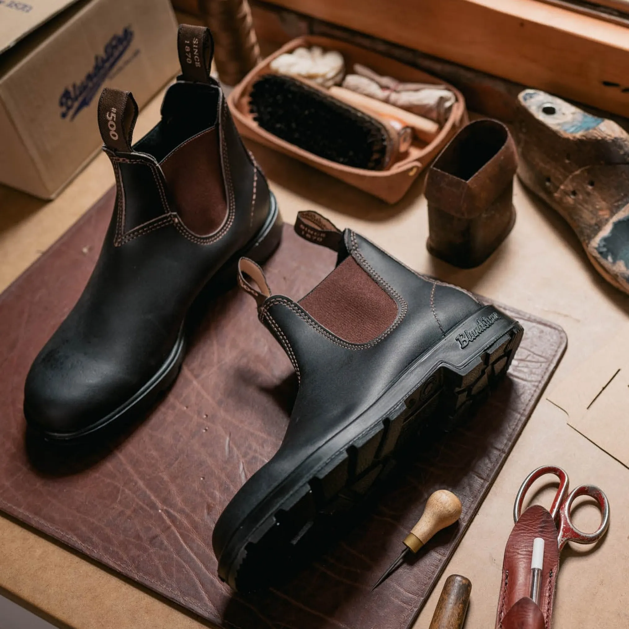 Blundstone 500 Sztyblety Damskie Męskie Brown Kolor Brązowy