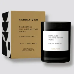 Candly & Co Świeca zapachowa No. 2 Rum / Rozmaryn Never make the same