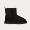Emu Australia Buty Damskie Sharky Mini Black Crimson Kolor Czarny