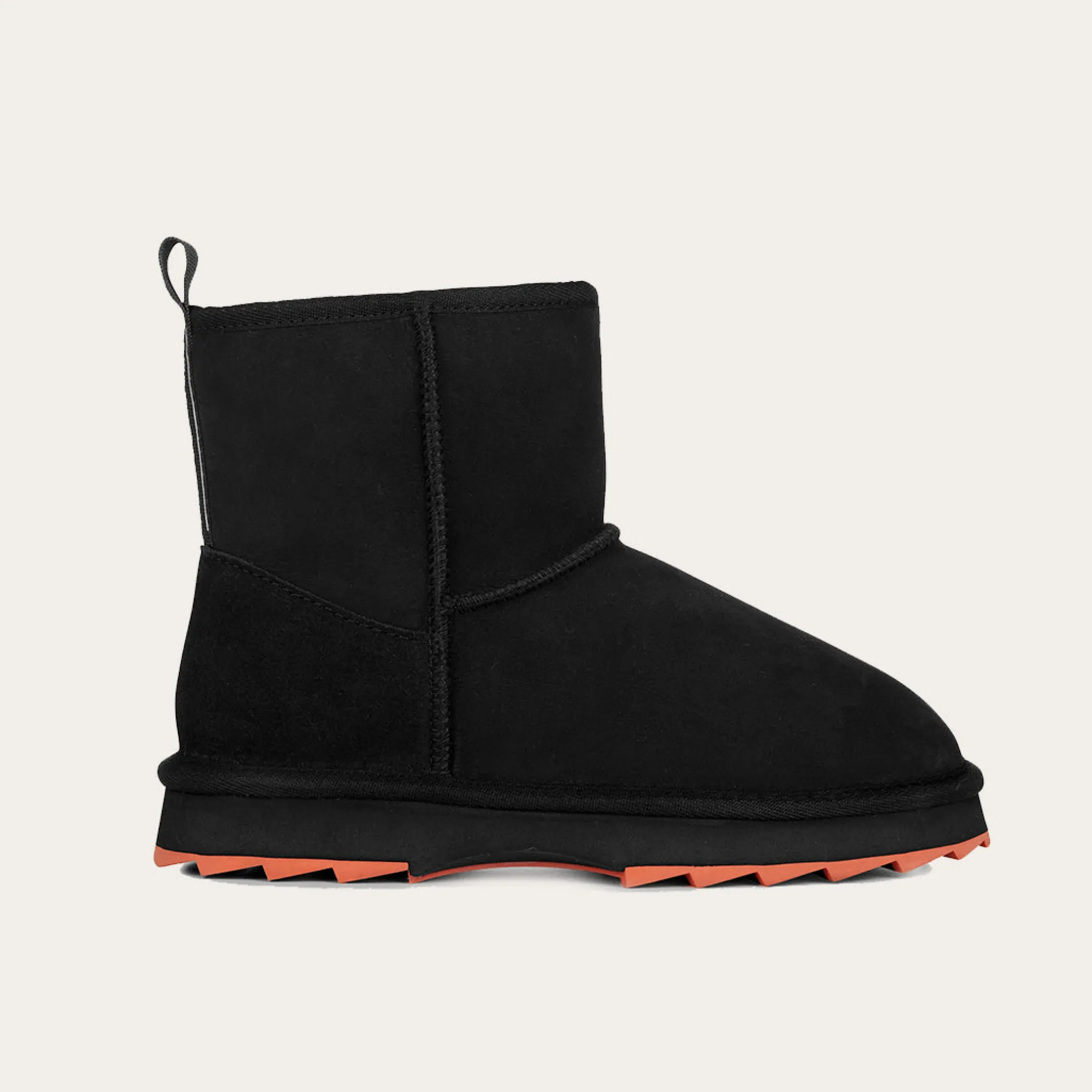 Emu Australia Buty Damskie Sharky Mini Black Crimson Kolor Czarny