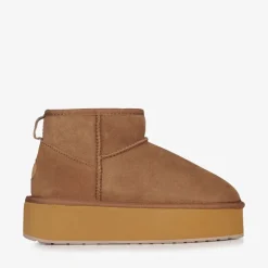 Emu Australia Buty Damskie Stinger Micro Flatform Chestnut Kolor Brązo