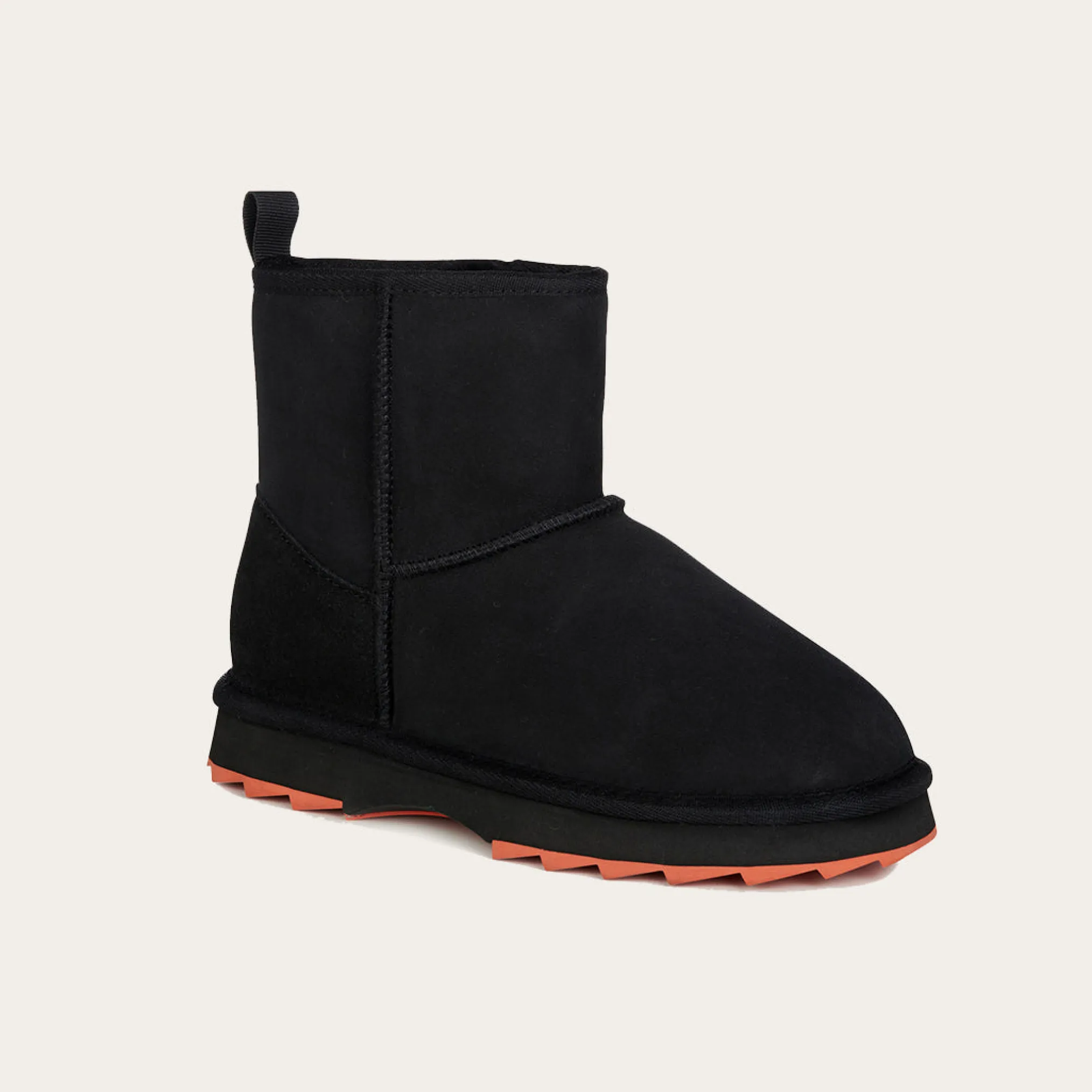 Emu Australia Buty Damskie Sharky Mini Black Crimson Kolor Czarny