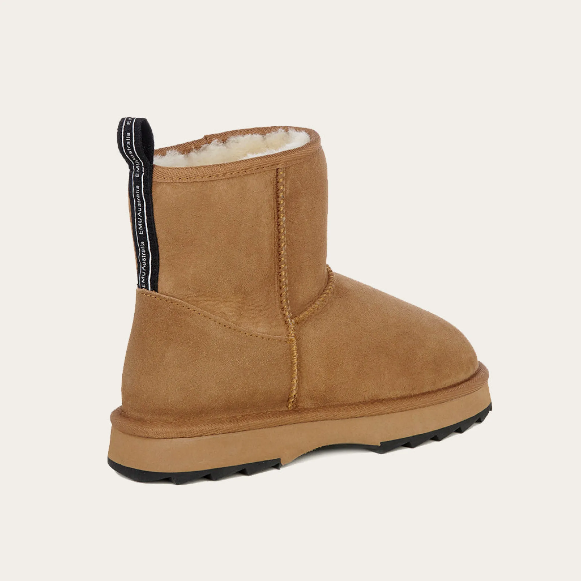 Emu Australia Buty Damskie Sharky Mini Chestnut Black Kolor Brązowy