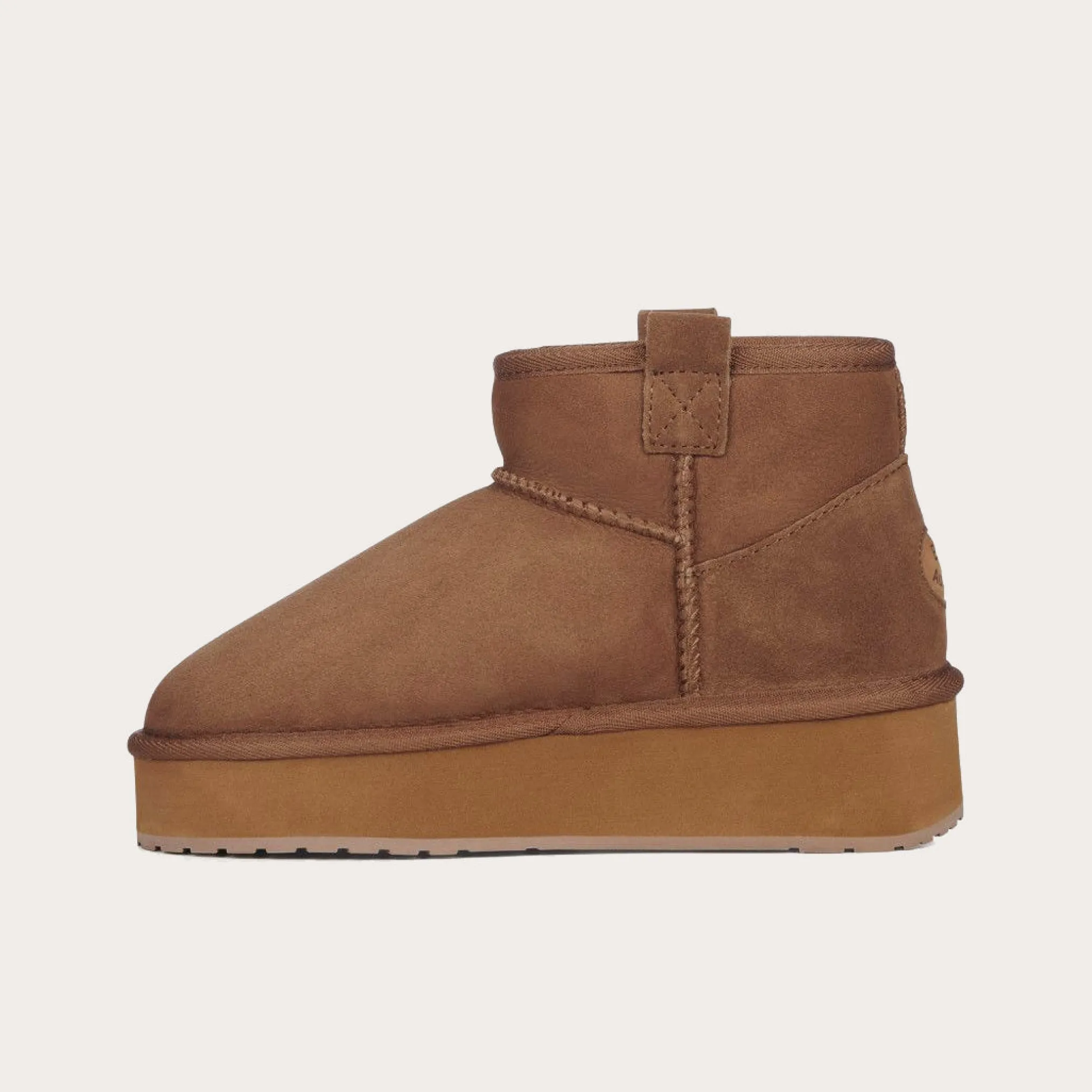 Emu Australia Buty Damskie Foy Flatform Micro Chestnut Kolor Brązowy