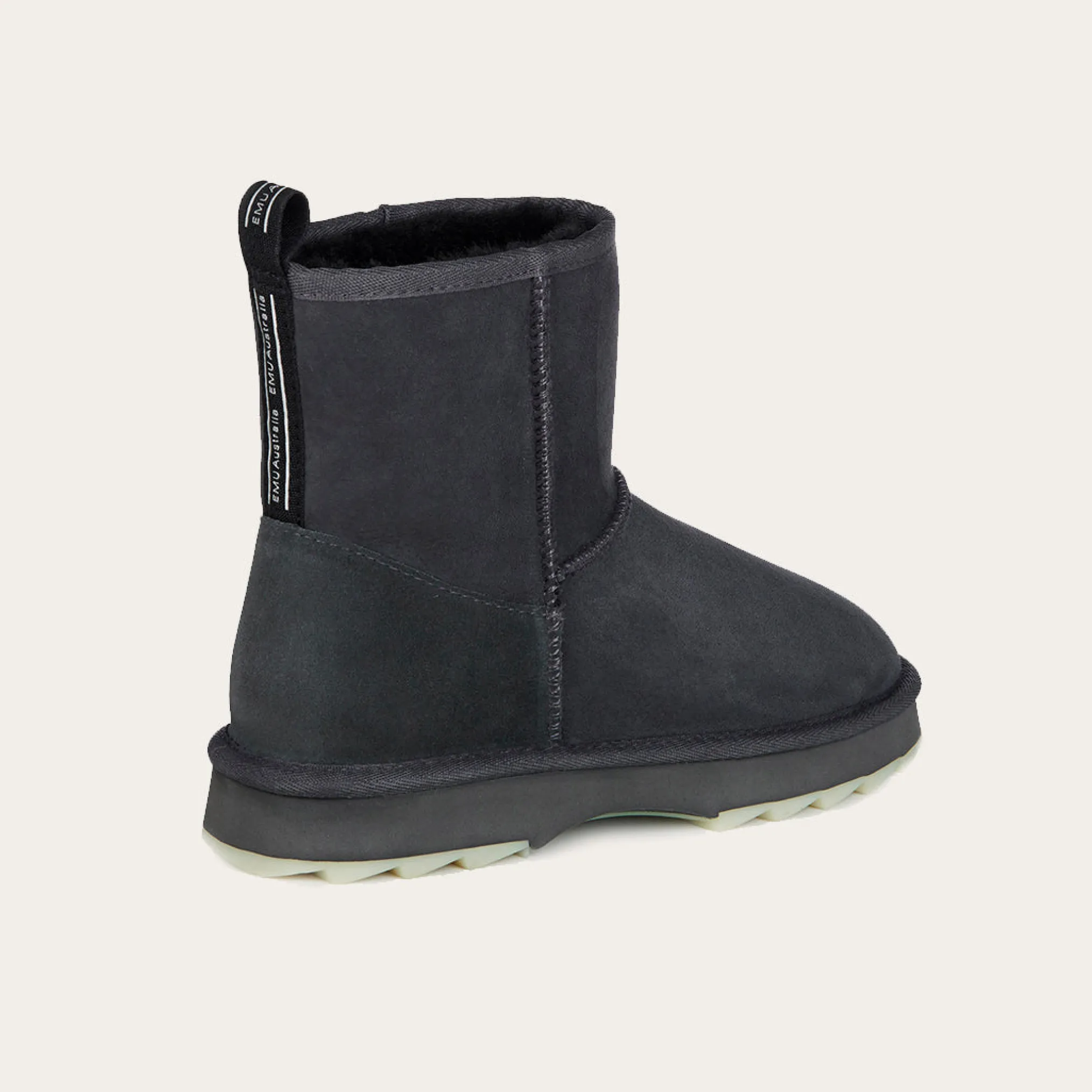 Emu Australia Buty Damskie Sharky Mini Dark Grey Transparent Kolor Sza