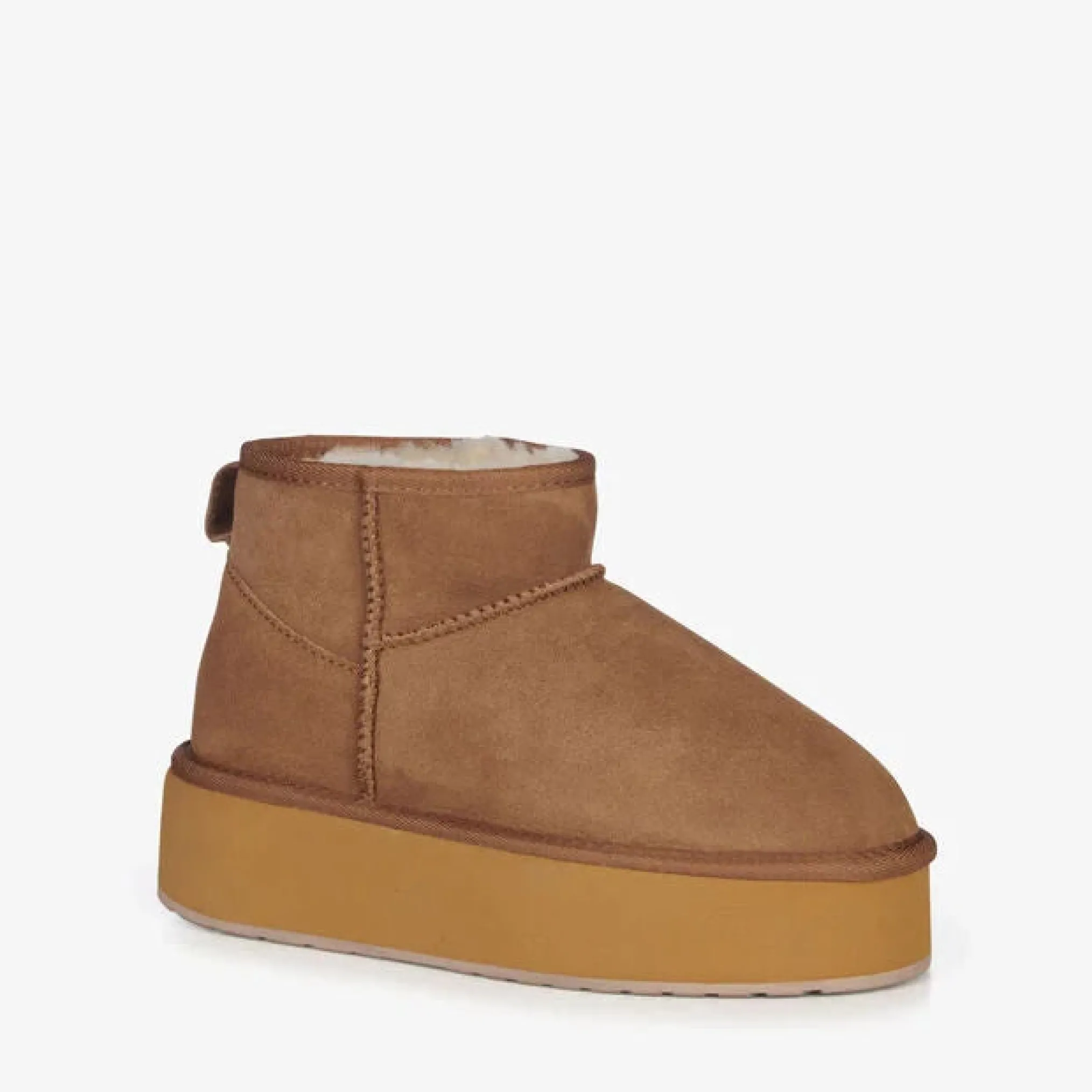 Emu Australia Buty Damskie Stinger Micro Flatform Chestnut Kolor Brązo