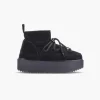 INUIKII Buty Damskie Classic Low Platform Black