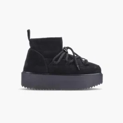 INUIKII Buty Damskie Classic Low Platform Black