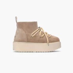 INUIKII Buty Damskie Classic Low Platform Beige