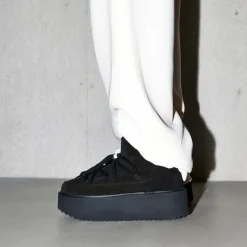 INUIKII Buty Damskie Classic Low Platform Black