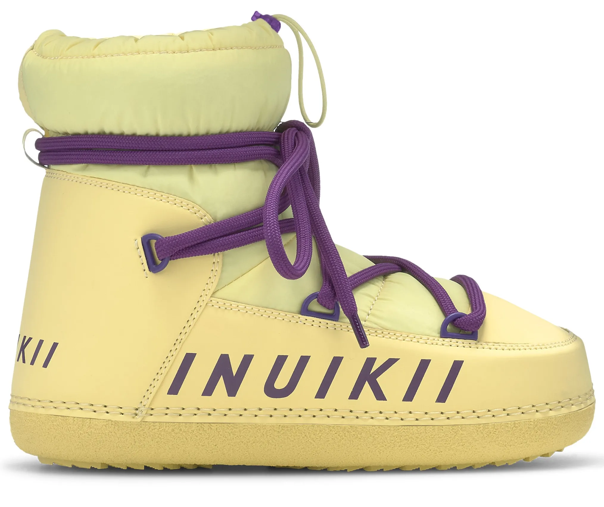 INUIKII Buty Zimowe Damskie Śniegowce Mountain Boot Yellow Zółte