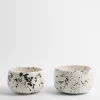 makaki studio zestaw do matchy SPLATTER (matchawan/czarka + miska z dz