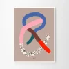 Plakat The Poster Club Matías Larrain, Abstract Typography (30x40 cm)