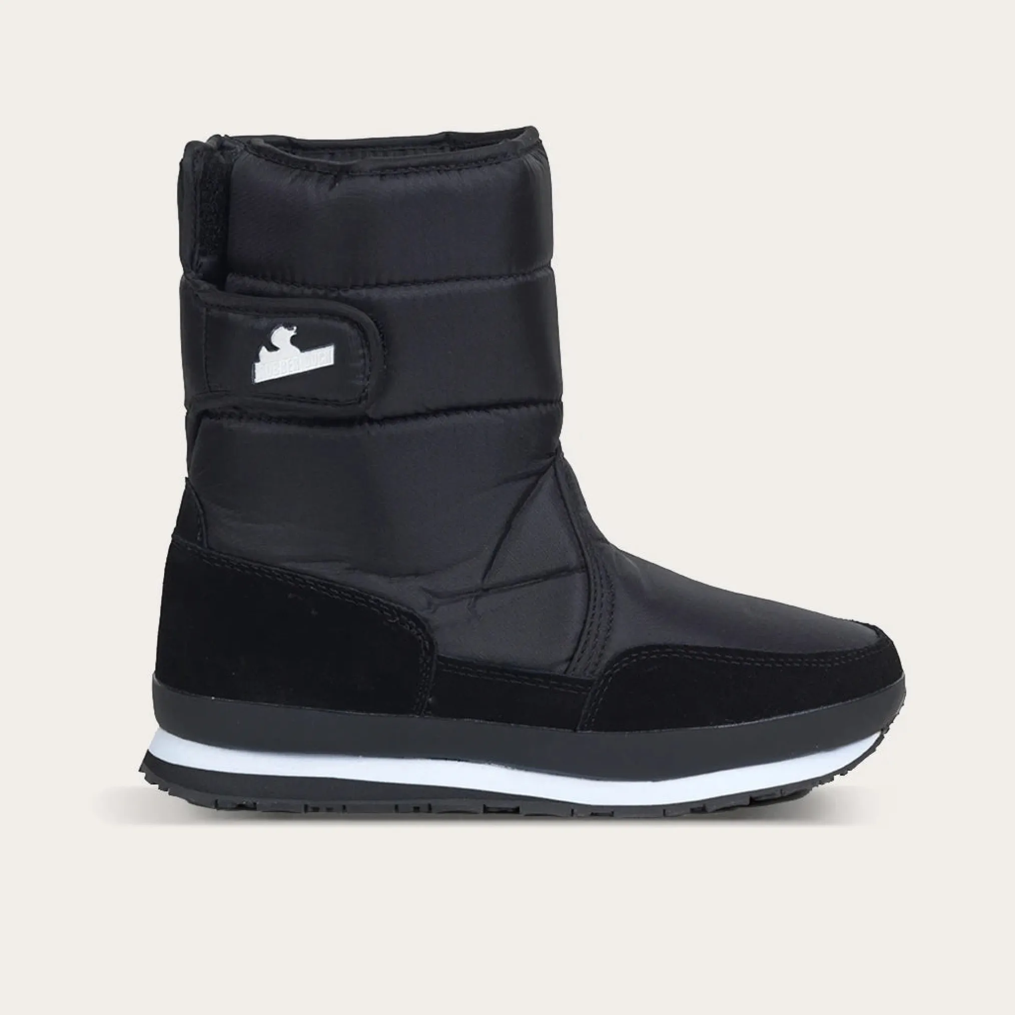 Rubber Duck - Śniegowce Damskie - Snow Jogger - Black - Kolor Czarny
