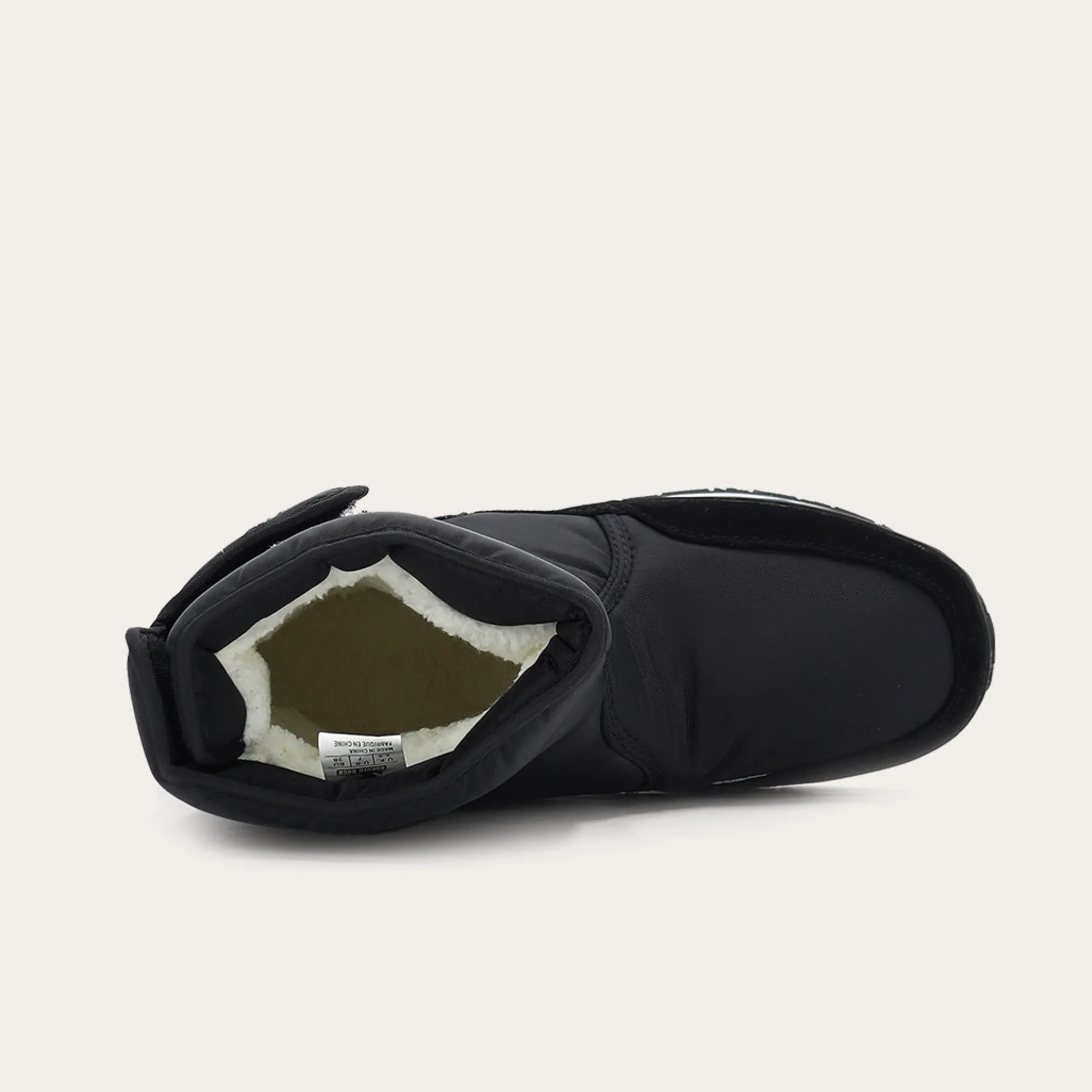 Rubber Duck - Śniegowce Damskie - Snow Jogger - Black - Kolor Czarny