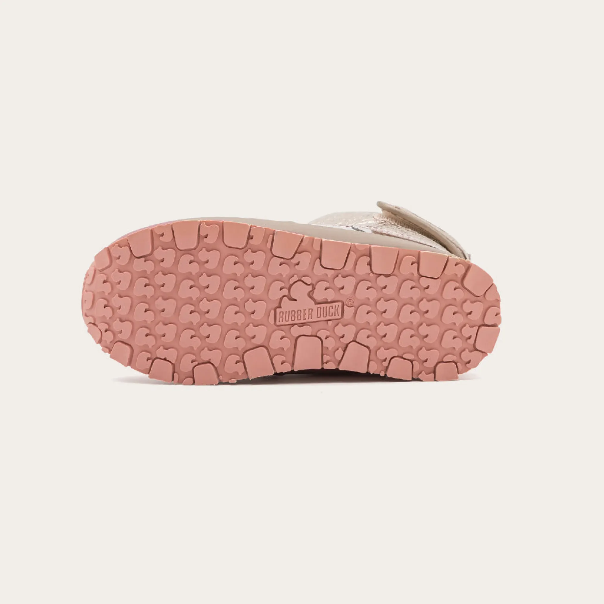 Rubber Duck - Śniegowce Damskie - Snow Jogger Cracked Metallic - Rose