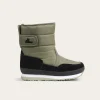 Rubber Duck - Śniegowce Dziecięce - Snow Jogger Kids - Khaki - Kolor Z
