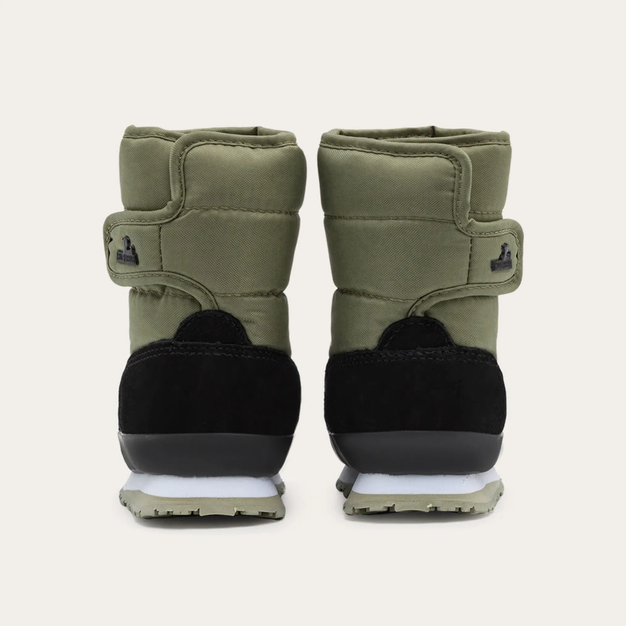 Rubber Duck - Śniegowce Dziecięce - Snow Jogger Kids - Khaki - Kolor Z