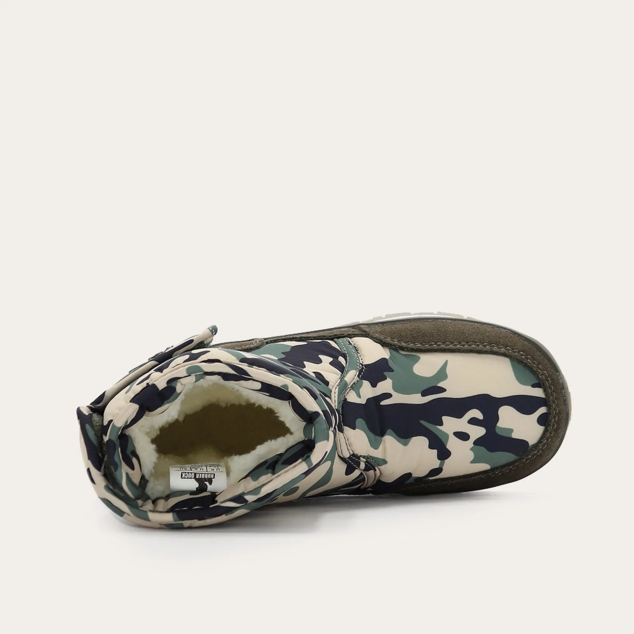 Rubber Duck - Śniegowce Dziecięce - Snow Jogger Print Kids - Green Cam