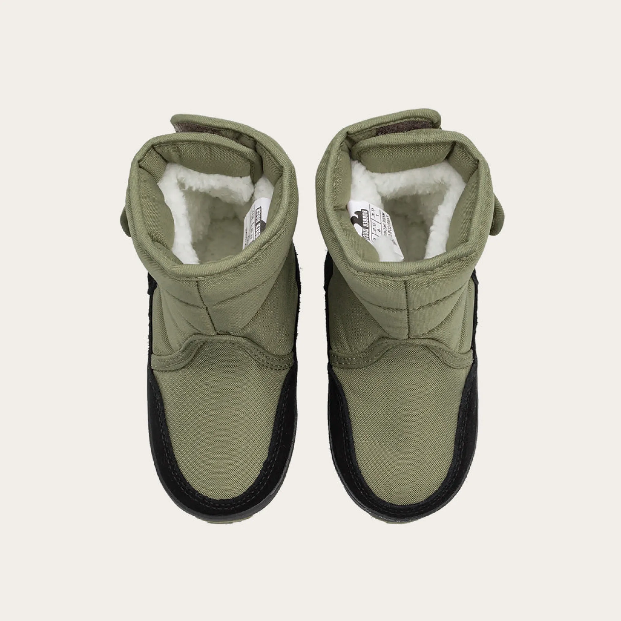 Rubber Duck - Śniegowce Dziecięce - Snow Jogger Kids - Khaki - Kolor Z