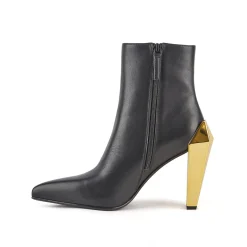 United Nude Gem Bootie Hi Black Buty na Obcasie Damskie Czarne