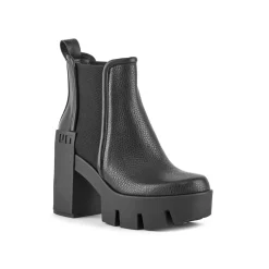 United Nude Grip Chelsea Mid III Black Buty na Obcasie Damskie Czarne