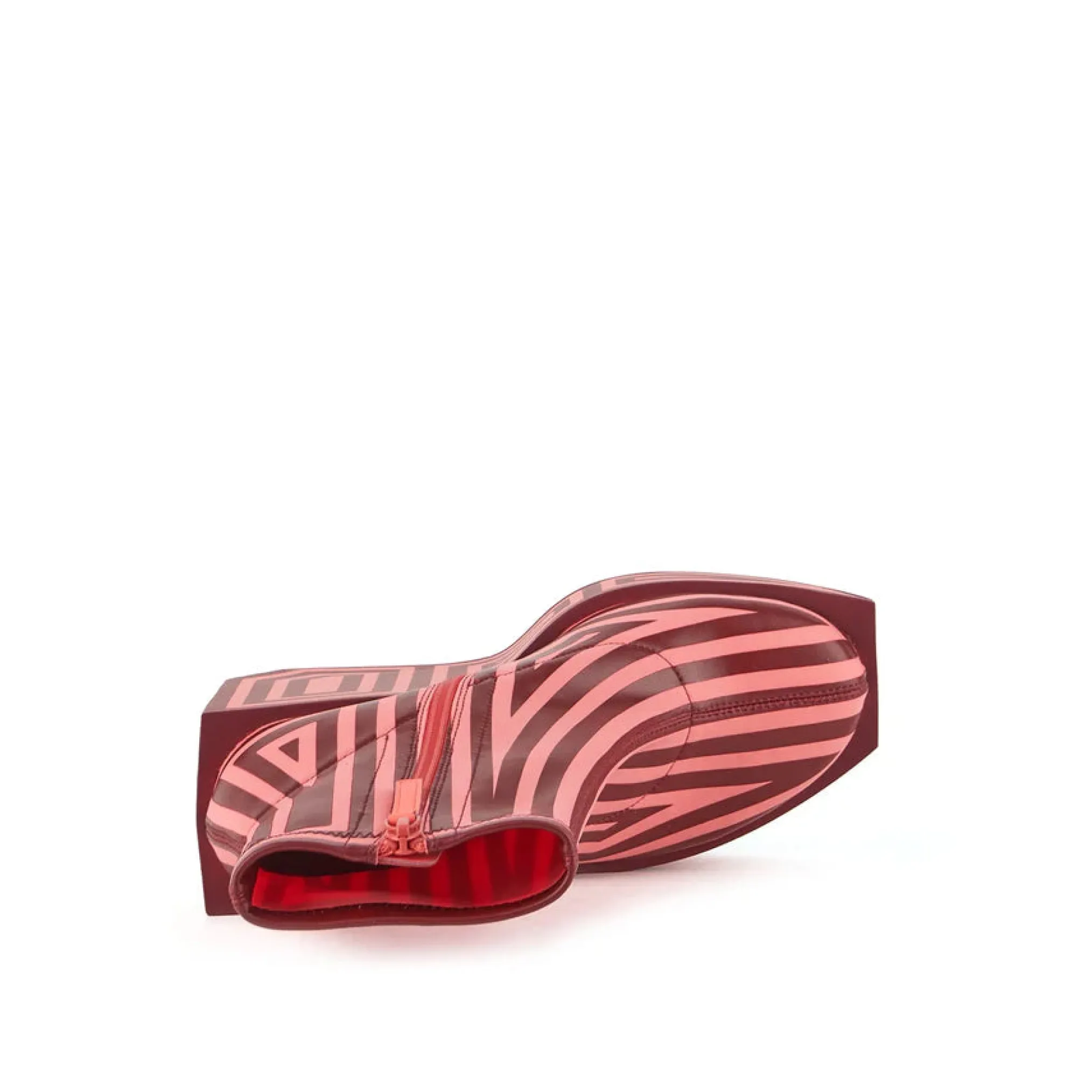 United Nude Wa Bootie Hi Cranberry Mix Buty na Obcasie Damskie Czerwon