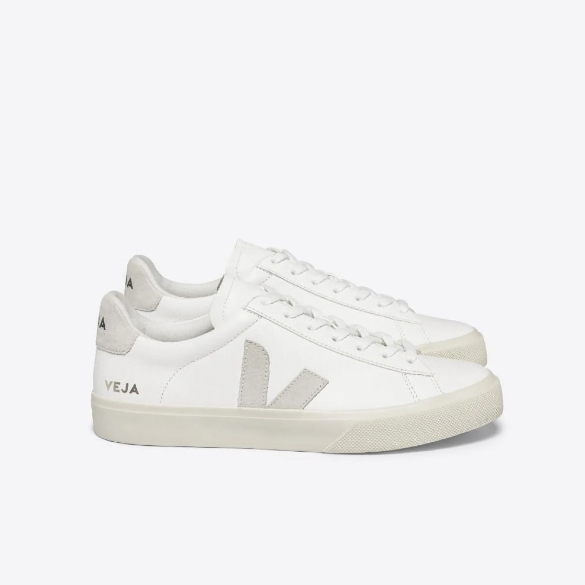 Veja Campo Sneakersy Damskie Chromefree Leather Extra White Natural Ko