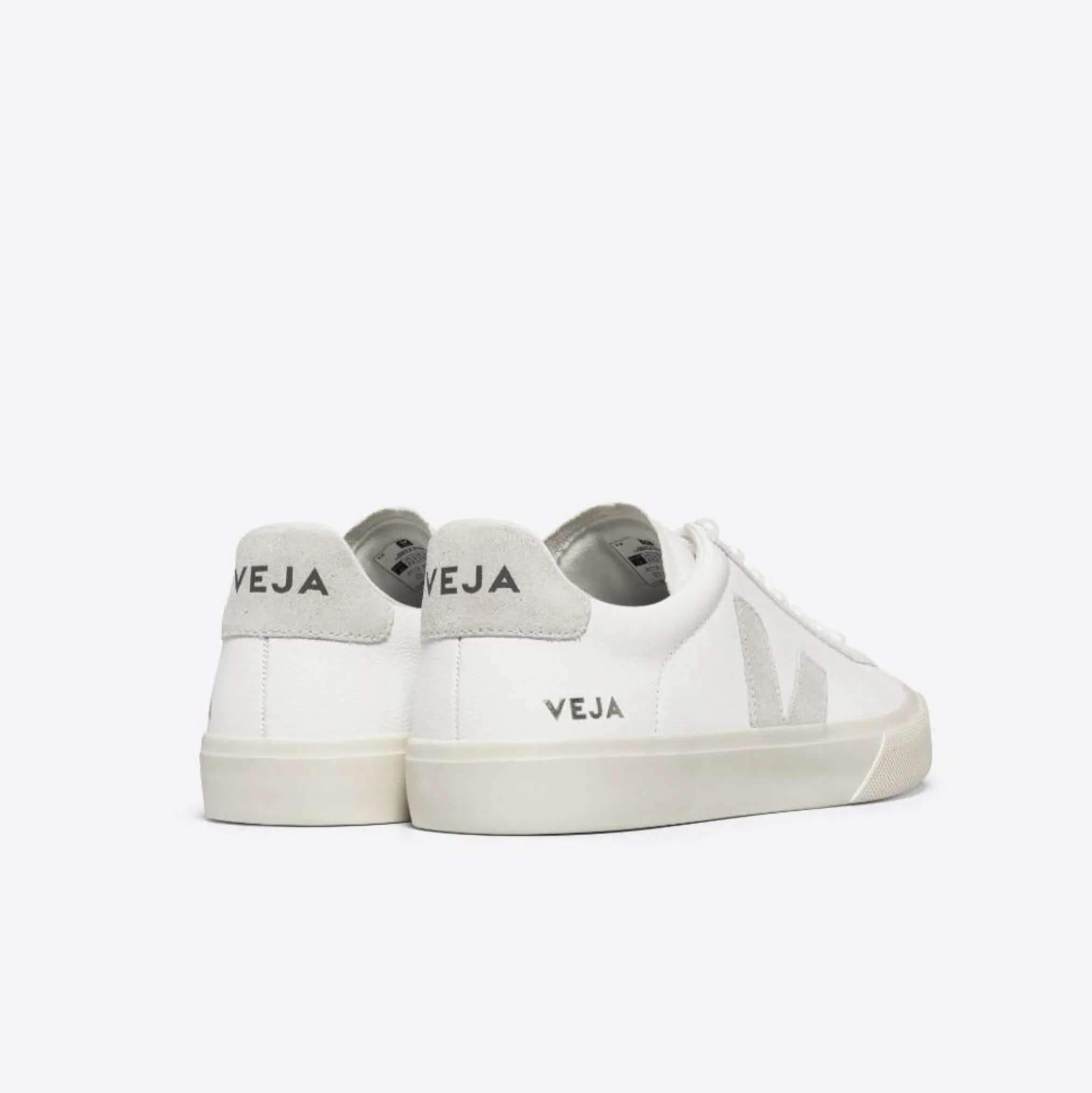 Veja Campo Sneakersy Damskie Chromefree Leather Extra White Natural Ko