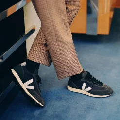 Veja Rio Branco Sneakersy Męskie Alveomesh Black White Oxford Grey Kol