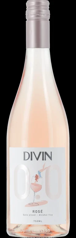 Wino bezalkoholowe Divin Rose 0%