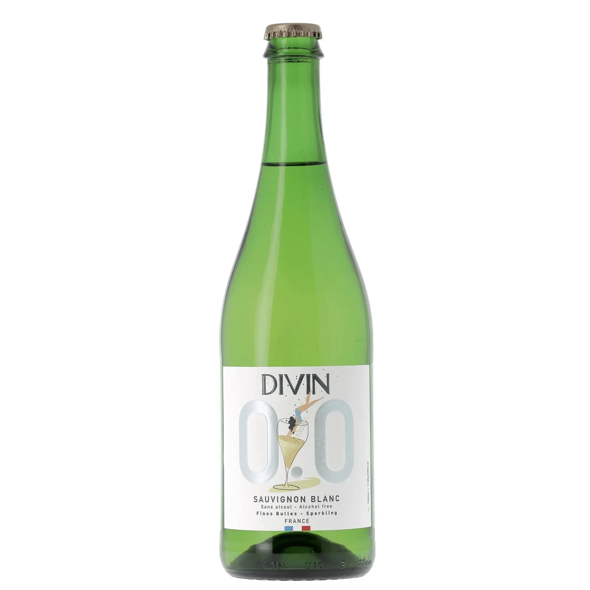 Wino bezalkoholwe Divin Sauvignon Blanc 0% Sparkling